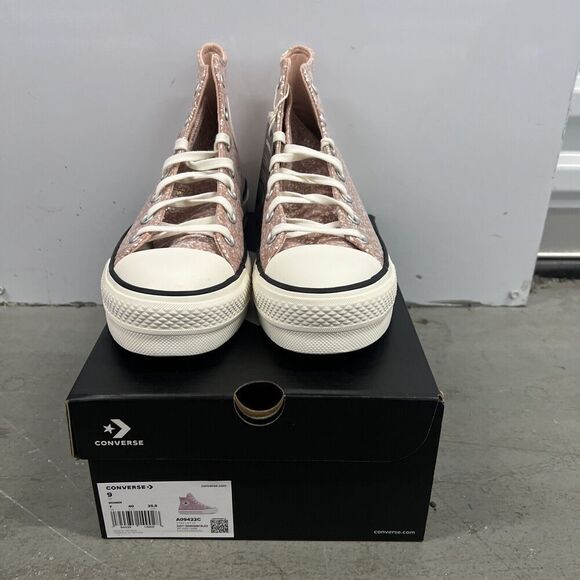 Converse Women’s Size 9 Dusty Cinder Egret Black A09422C - Picture 6 of 10